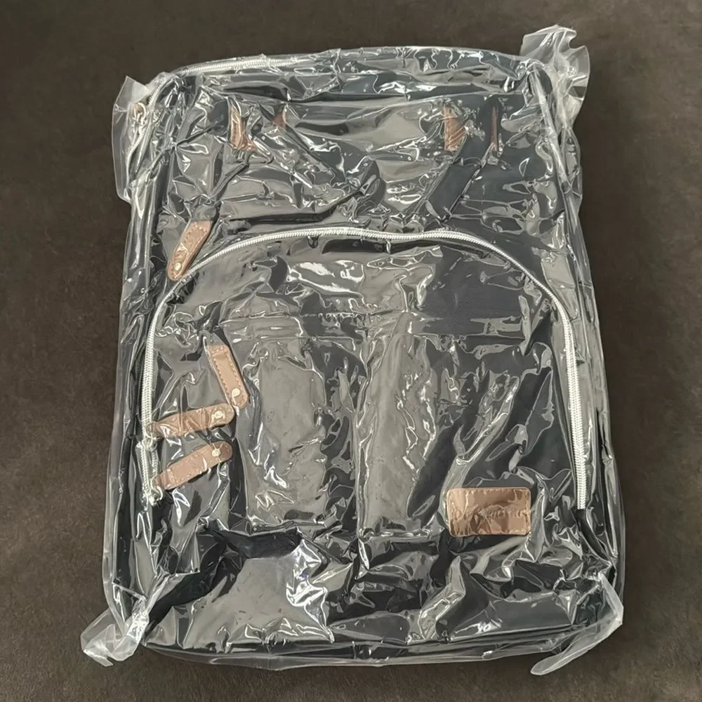 Diaper Bag Backpack Waterproof Large Capacity ChangingPad USB Charging Port NEW